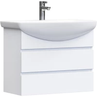 Тумба под раковину Vigo Wing tp.WIN.BAL.70.2Y белый 66 см, подвесная, белый