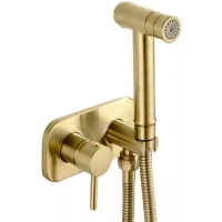 Гигиенический душ Feramolli Pura GL215 со смесителем, золотой матовый