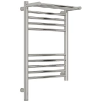 Полотенцесушитель электрический Сунержа Богема с полкой 3.1 00-6006-6040 600x400, МЭМ левый, хром