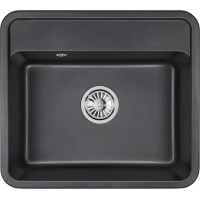 Кухонная мойка Granula 5601, ЧЁРНЫЙ 56x50 см, черный