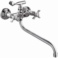 Смеситель для ванны D-Lin D147807 универсальный, с душевым гарнитуром, хром