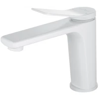 Смеситель для раковины Wonzon & Woghand WW-XH-012-MW белый матовый