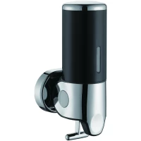 Диспенсер для жидкого мыла D-Lin D201137 500 мл, хром/черный