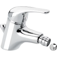 Смеситель для биде Emmevi Ambra 9004/BC с донным клапаном, хром/белый