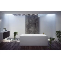 Ванна из литьевого мрамора Cezares Titan TITAN-VARIO-190-90-CNT 190x90 см, отдельностоящая, белый