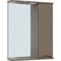 Зеркальный шкаф 60x75 см бежевый R Runo Афина 00-00001208