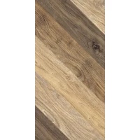 Керамогранит Ноттингем 4Д тип 2 коричневый (шеврон) 30x60