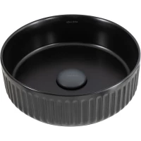 Раковина-чаша Allen Brau Fantasy Line 4.11032.31 36x36 см, накладная, черный матовый