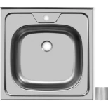 Изображение товара кухонная мойка матовая сталь ukinox стандарт std500.500 ---4c 0c-