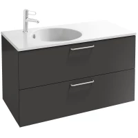 Тумба серый антрацит 100 см Jacob Delafon Odeon Rive Gauche EB2524-R5-N14