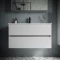 Комплект мебели белый глянец 91 см Sancos Urban UR90W + CN7002 + Z900 - 2
