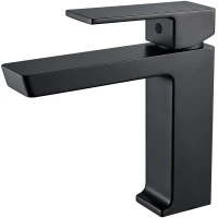 Смеситель для раковины Rose R1801H-1 черный матовый