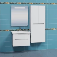 Комплект мебели белый глянец 70,5 см Санта Лондон 224036 + FOCTEP70 + 900519