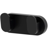 Планка с крючками Artwelle Schwarz 7725 для ванны, черный матовый