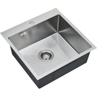 Кухонная мойка Zorg SKS 5151 51x51 см, нержавеющая сталь