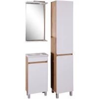 Комплект мебели белый/дуб золотой 40 см ASB-Mebel Марко