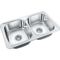 Кухонная мойка Emar 401 79x48 см, полированная сталь