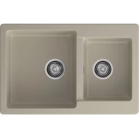 Кухонная мойка GranFest Practik 780K 77,5x50,6 см, топаз