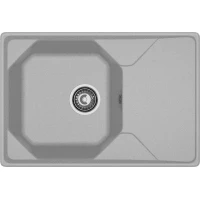 Кухонная мойка GranFest Unique 740L 74x50 см, серый