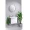 Комплект мебели белый глянец/бетон светлый 60 см Aqwella Smart SRT0106BS + UMMOD60SL/1 + RM0206W - 1