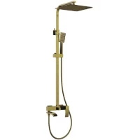 Душевая система Gappo G2407-4 300 мм, со смесителем, бронза
