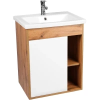 Тумба белый/дуб вотан 65,6 см Viant Бостон VBOS70CO-T1STP