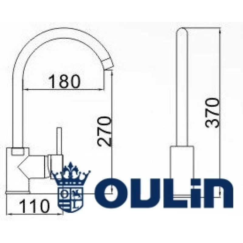 Смеситель для кухни Oulin OL-8006 Смеситель для кухни Oulin OL-8006