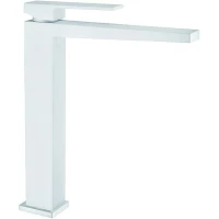 Смеситель для раковины Webert Pegaso PE830402740 с донным клапаном, белый матовый