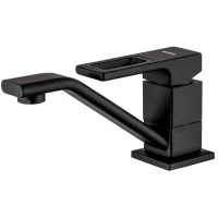 Смеситель для кухни Gappo G4517-6 черный матовый