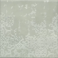 Декор Адриатика 4 зелёный глянцевый 20x20