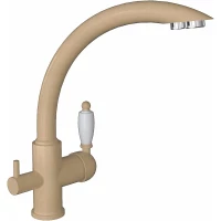 Смеситель для кухни Florentina Шале 333.25H.2113.104 с подключением к фильтру, бежевый