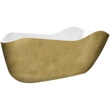 Изображение товара акриловая ванна 172,5x79,5 см lagard teona treasure gold lgd-tna-tg