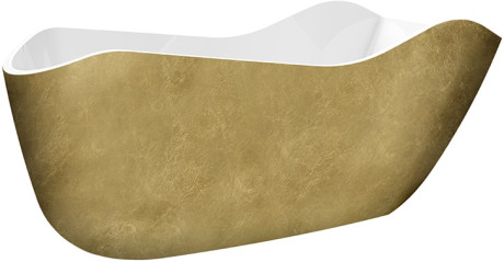 Акриловая ванна 172,5х79,5 см Lagard Teona Treasure Gold lgd-tna-tg