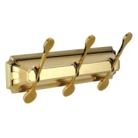 Планка с крючками Elghansa Hermitage HRM-730-GOLD для ванны, золотой