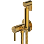 Изображение товара гигиенический душ wasserkraft a70838 со смесителем, золотой матовый