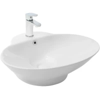 Раковина-чаша WeltWasser Elbach 3072 10000004584 59x48 см, накладная, белый