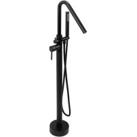 Смеситель напольный для ванны Rea Aras REA-B2717 черный матовый