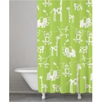 Штора для ванной комнаты Kassatex Jungle SKK-115-JUN-GRN