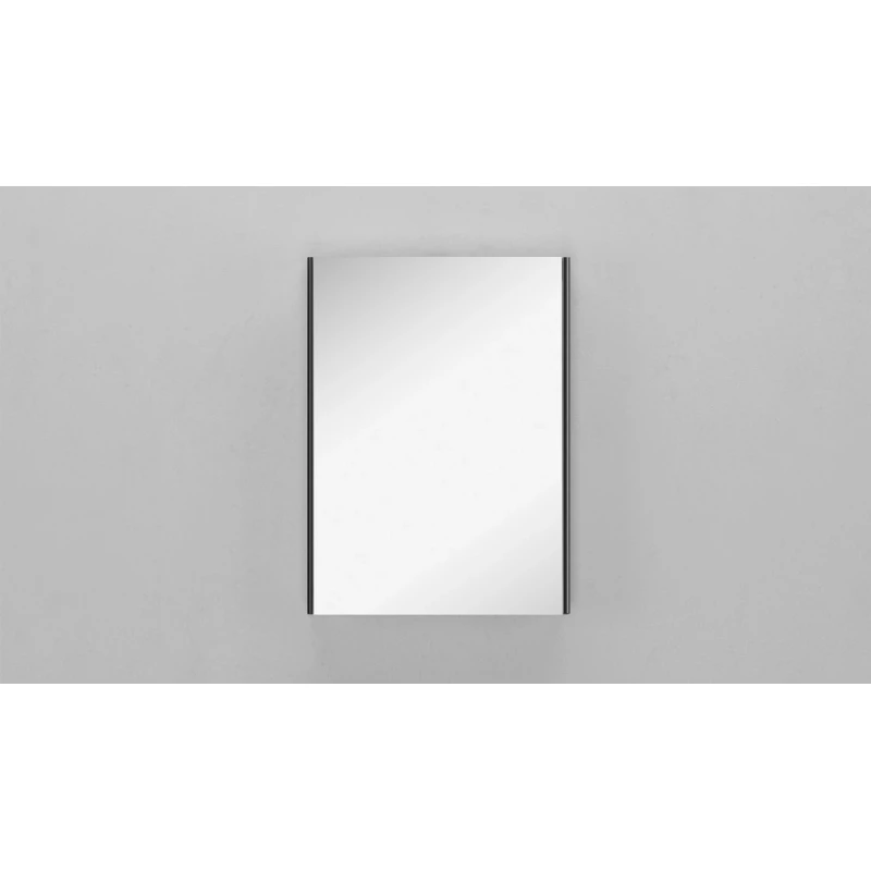 Зеркальный шкаф 60x80 см черный матовый Velvex Klaufs zsKLA.60-217
