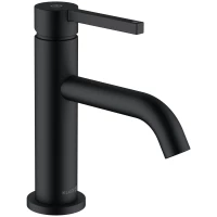 Смеситель для раковины Kludi Nova Fonte Pura 202663915 с донным клапаном, черный матовый