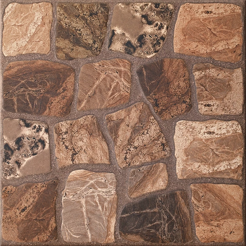 Керамогранит Cersanit Vilio коричневый рельеф 29,8x29,8 