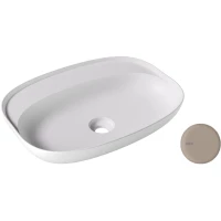 Раковина-чаша Alice Form 22460119N 60x45 см, накладная, серый матовый