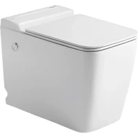 Унитаз напольный Ceruttispa Maiella Pulse CT10196 импульсный, безободковый, с сиденьем микролифт, белый