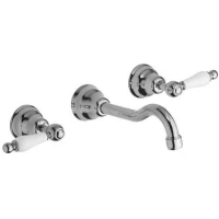 Смеситель для раковины Cisal Arcana Toscana TS00351021 встраиваемый, без донного клапана, хром