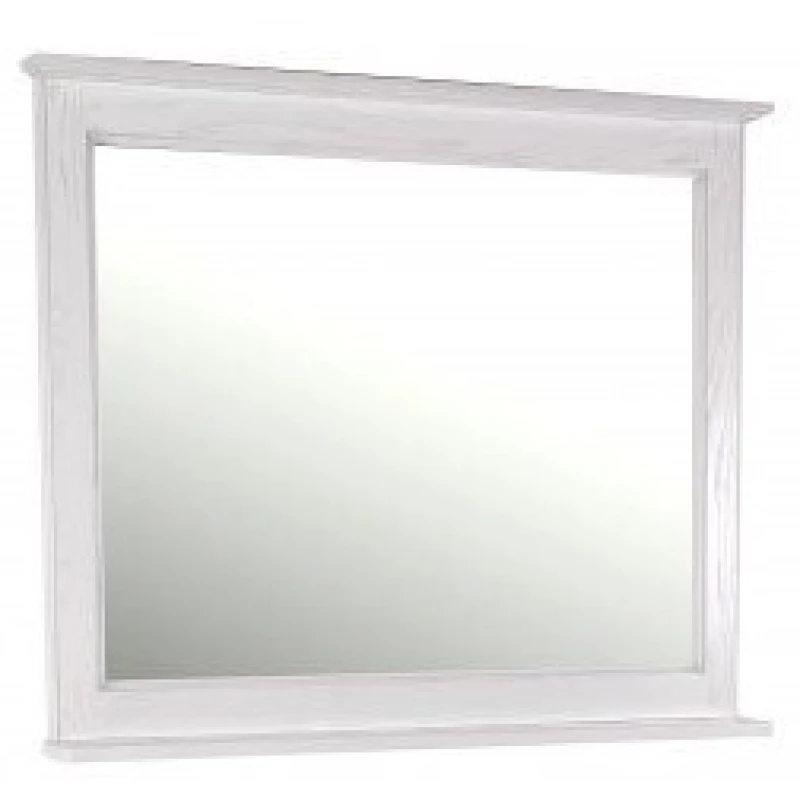 Зеркало 100x84 см белый серебряная патина ASB-Woodline Прато