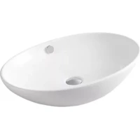 Раковина-чаша CeramaLux D1104 63x41,5 см, накладная, белый