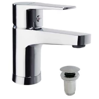 Смеситель для раковины Ramon Soler Titanium 1891VA1169 CoolStart, с донным клапаном, хром