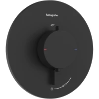 Термостат для душа Hansgrohe Ecostat Comfort S 33714670 встраиваемый, черный матовый
