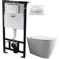 Комплект подвесной унитаз Bien Mineral MNKA052N1VP0W3000 + система инсталляции AlcaPlast AM101/11203:1RUSSETM71