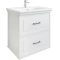 Комплект мебели белый матовый 76 см Sanflor Модена C04616 + 4630055550418 + C04612 - 2